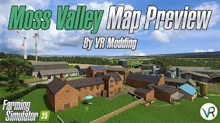 Moss Valley By VR Modding | Map Preview | Farming Simulator 25