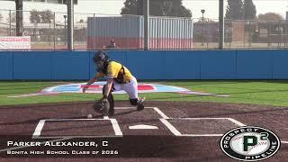 Parker Alexander Prospect Video, C, Bonita High School Class of 2026