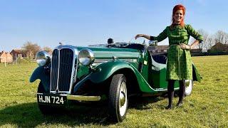 40s Singer 9 Roadster - a British sports car / sporting saloon