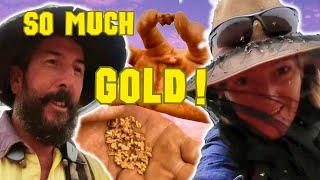 Gold Nuggets every two steps! Metal Detecting on the next level!