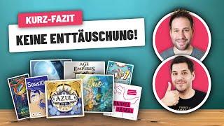 Brettspiel Hits & Flops im kurzen Fazit