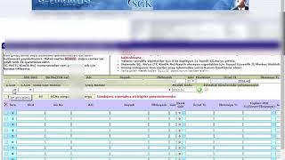 Sgk E-Bildirge  Aylık Prim ve Hizmet Bildirgesi Girişi (Videolu Anlatım)