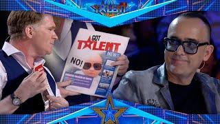 LANZA la REVISTA de GOT TALENT y HACE MAGIA con los JUECES | Audiciones 10 | Got Talent España 2022