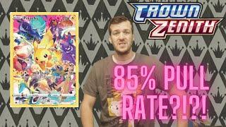 Crown Zenith has an 80%+ Ultra-rare pull rate!