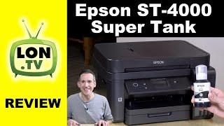 Epson Super Tank ST-4000 Printer Review - Years of Ink?