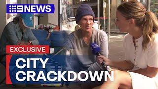 Melbourne's crackdown on aggressive begging  | 9 News Australia