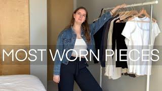 My most worn pieces - tracking my wardrobe