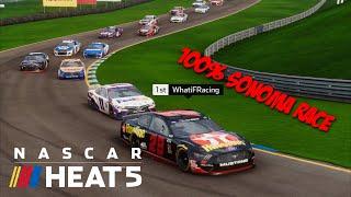 Simulating The 2022 Toyota /Save Mart 350: NASCAR Heat 5 2021 Mod
