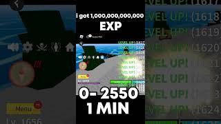 I Have 1,000,000,000,000,000 EXP in BloxFruits #bloxfruits #bloxfruitsscript #mobilehacks #kisott