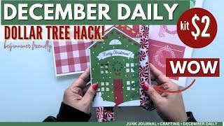 Dollar Tree December Daily?! Let’s make one together! #decemberdaily