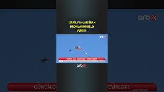 İsrail F16-ları İran dronlarını belə vurdu