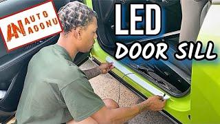 Sick Led Door Sill Install/Review (Aoonuauto Sponsorship Video)