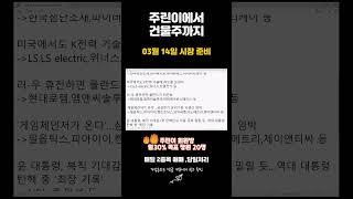 소비자 물가 지수 하락에도 계속 흐르는 미국 증시 관세 전쟁 끝나지 않는건가 #시황정리 #시황분석