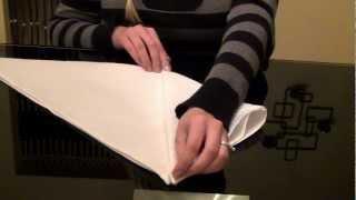 ~•/•/•~Relaxing Napkins Folding Tutorial~•/•/•~