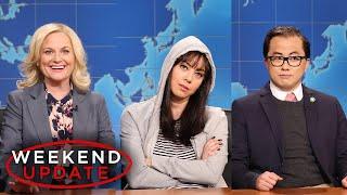 Weekend Update ft. Aubrey Plaza, Amy Poehler and Bowen Yang - SNL