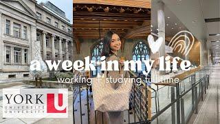 a week in my life as a university student in canada | work and uni vlog