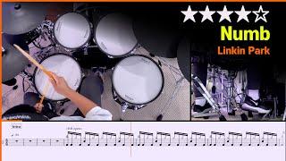 [Lv.14] Numb  - Linkin Park () Drum Cover with Sheet Music