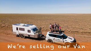 We're selling our caravan, but our travels will continue