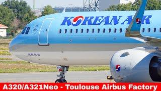 AIRBUS A320/321NEO Compilation, Airbus Toulouse Factory & Flight test (2024)