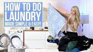 HOW TO DO LAUNDRY! Tips & Tricks You NEED to Know