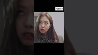 INSTAGRAM V/S REALITY (no hate) #jendukie #blackpink #youtubeshorts #shorts #jennie #rose