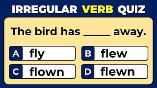 Irregular Verb Quiz: CAN YOU SCORE 25/25? #challenge 8