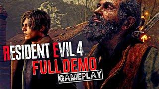 Resident Evil 4 Remake FULL DEMO Gameplay Walkthrough (PS5)