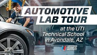 Automotive Lab Tour at the UTI Technical School in Avondale, AZ - Universal Technical Institute