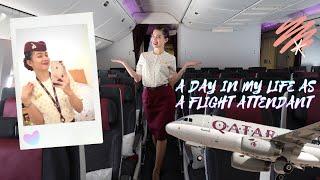 [ENG SUB] A DAY IN MY LIFE AS A FLIGHT ATTENDANT | QATAR AIRWAYS CABIN CREW VLOG 06