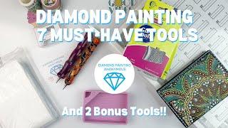 Diamond Painting Tools | My 7 Must-Have Diamond Painting Tools + 2 Bonus Tools!!