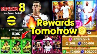 Free Rewards + Free Epic & Coins  What Is Coming On Tomorrow & Next Monday In eFootball 2024 Mobile