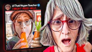 That Vegan Teacher Just Hit Rock Bottom...