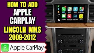 Lincoln MKS Apple CarPlay Android Auto 2009-2012 Lincoln MKS Sync Navigation HDMI Camera Mirroring