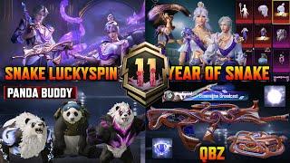 Year Of Snake Luckyspin | QBZ Onhit Upgrade Skin | Panda Mythic Skins | Panda Companion | Snake Spin