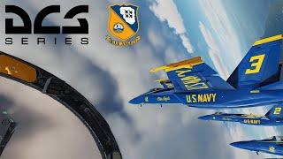 DCS World Blue Angels : Lead Solo #5 Helmet Cam / Solos Practice 11/7/2024