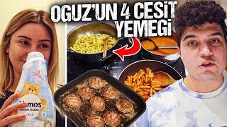 EVDE BİR GÜNÜMÜZ (OĞUZDAN 4 ÇEŞİT YEMEK)  | GÜNLÜK VLOG