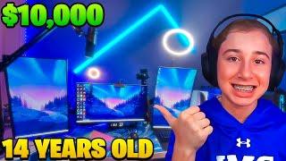 How I Afforded A $10,000 Gaming Setup At 14. (Revealing My Youtube Earnings)