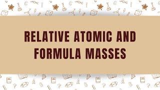 Relative Atomic & Relative Formula Masses | Study Planner | Revision Questions | Target Teach Tutors