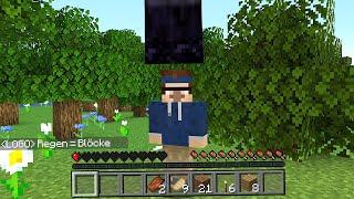 Es regnet Minecraft Blöcke