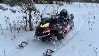 Снегоход snowmobile AODES SNOWCROSS 1000 обзор и первый выезд #запрудклуб #aodes #snow