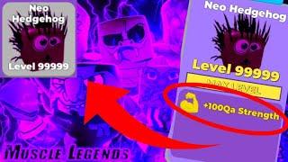 100Qa STRENGTH GLITCHED PET MUSCLE LEGENDS (BEST OP GLITCHED PET EVER)