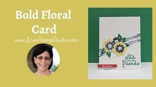 Bold Floral Card