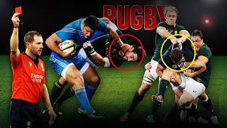 The Most BRUTAL Rugby Red Cards History | Rugby Fights