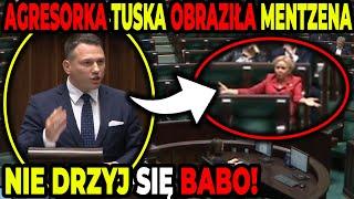 AGRESORKA TUSKA OBRAZIŁA MENTZENA! SPOTKAŁA JĄ SZYBKA RIPOSTA!