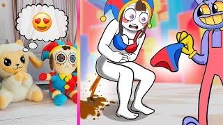 Dolly and Pomni React to NEW The Amazing Digital Circus Animations | TikTok Funny Videos # 234