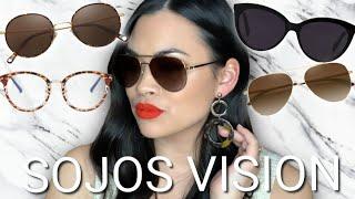 SOJOS VISION SUNGLASSES & BLUE LIGHT BLOCKING GLASSES | Try On & Review