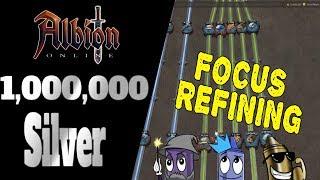 Albion Online | Money Making | Focus Refining - How I make 1Million in 20 Minutes Per Day