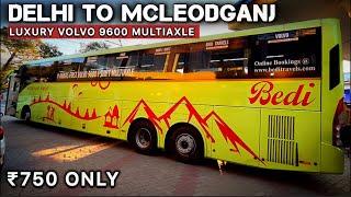 Delhi To Mcleodganj Luxury Volvo MULTIAXLE|Delhi To Dharamshala Volvo Bus #mcleodganj #snowfall