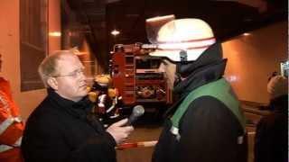 Übung der Feuerwehr Hamburg im Elbtunnel