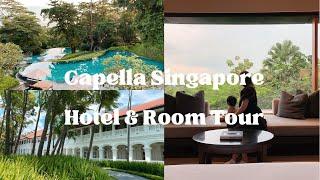 Capella Hotel Room Tour | Luxury Hotel in Singapore